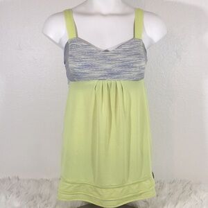Lululemon sports bra tank top size 6